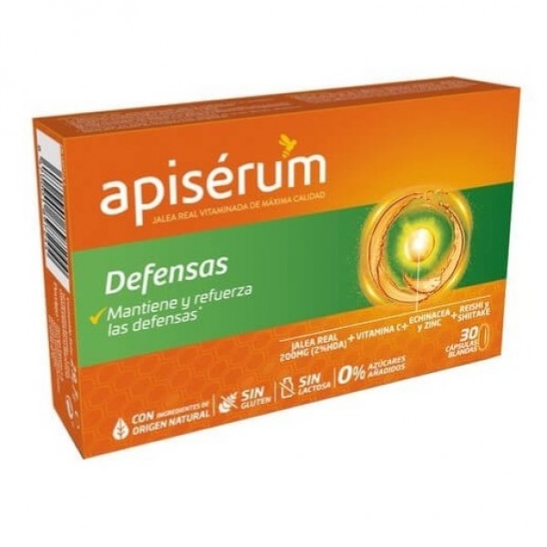 Apisérum Defensas 30 Cápsulas