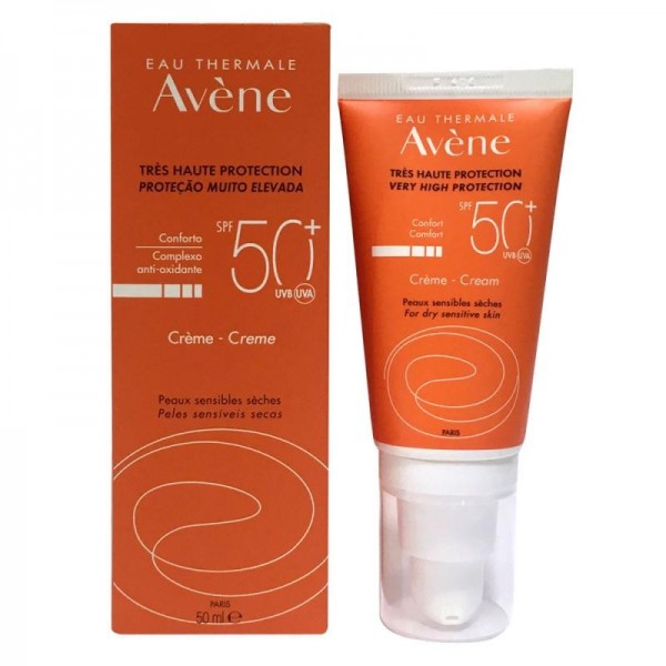 Avène Crema Solar Facial SPF50+ Piel Seca y Sensible 50ml