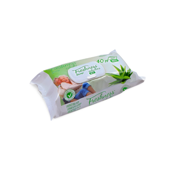 Freshness toallitas adulto aloe vera 40ud