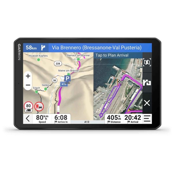 Garmin dezl lgv820 / navegador gps para camiones 8" con mapas de europa