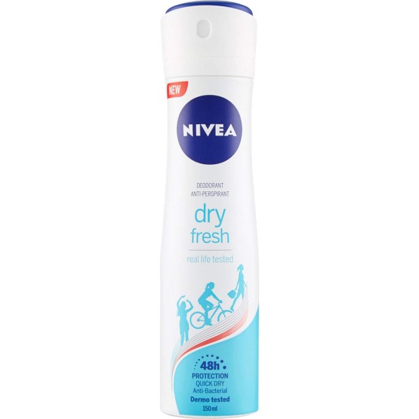 Nivea dry fresh desodorante 150ml vaporizador
