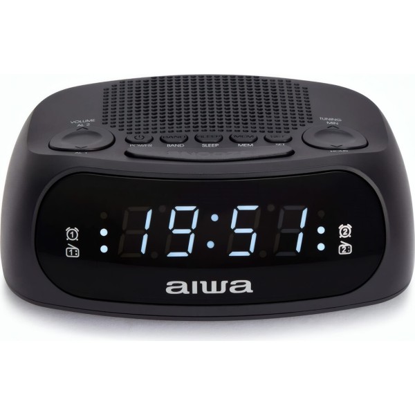 Aiwa cr-09j negro / reloj despertador