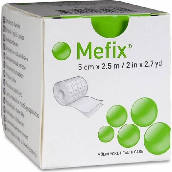 Mefix Hipoalergénico Rollo 2,5 M, 1 Ud