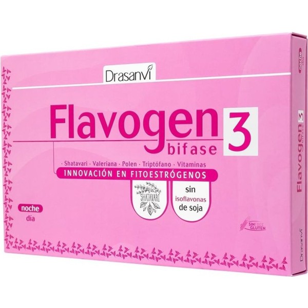 Drasanvi Flavogen Bifase 3 Para La Menopausia En Cápsulas