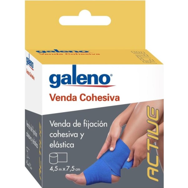 Galeno Venda Cohesiva Azul 4,5Mx7,5Cm