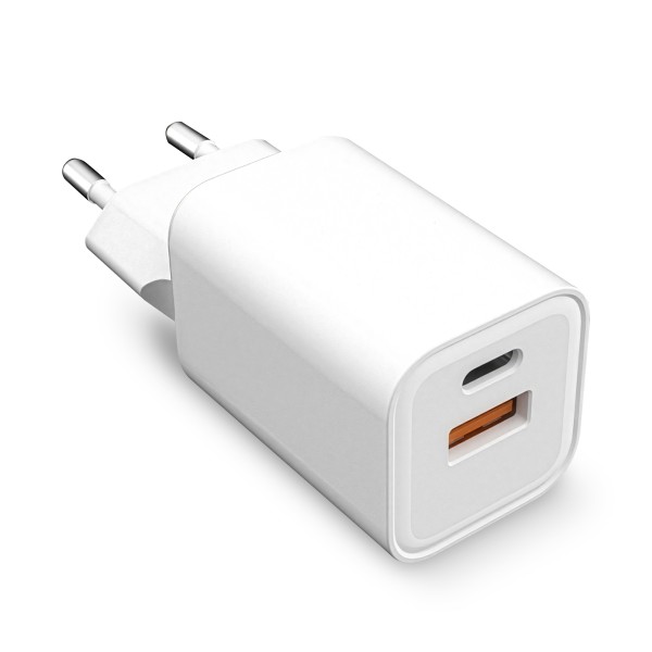 Cargador mini carga rapida c+usb 45w
